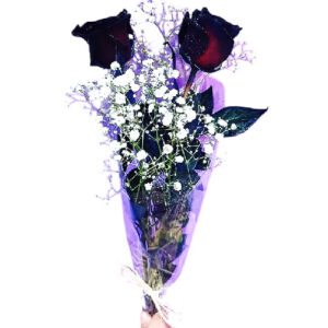 Buquê de Flores Rosa Negra